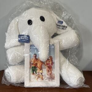 Norwegian Cruise Line Towel Elephant Photo Frame 4x6 Photo Size New Souvenir